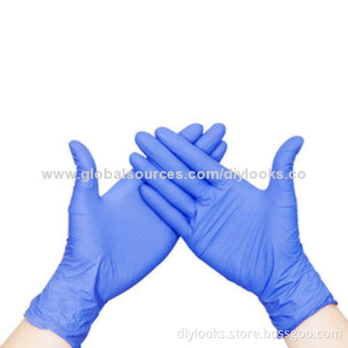 AMMEX Durable Disposable Nitrile Rubber Gloves